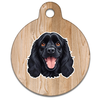 38mm Diameter Large Size - Cocker Spaniel Design