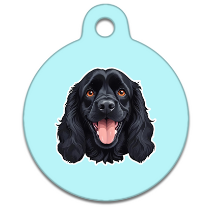 19mm Diameter Tiny Size - Cocker Spaniel Design