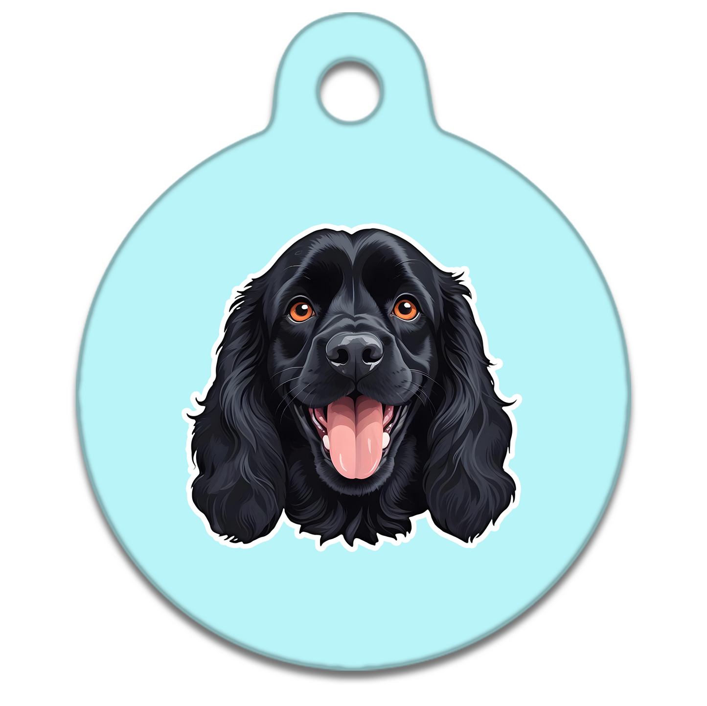 38mm Diameter Large Size - Cocker Spaniel Design