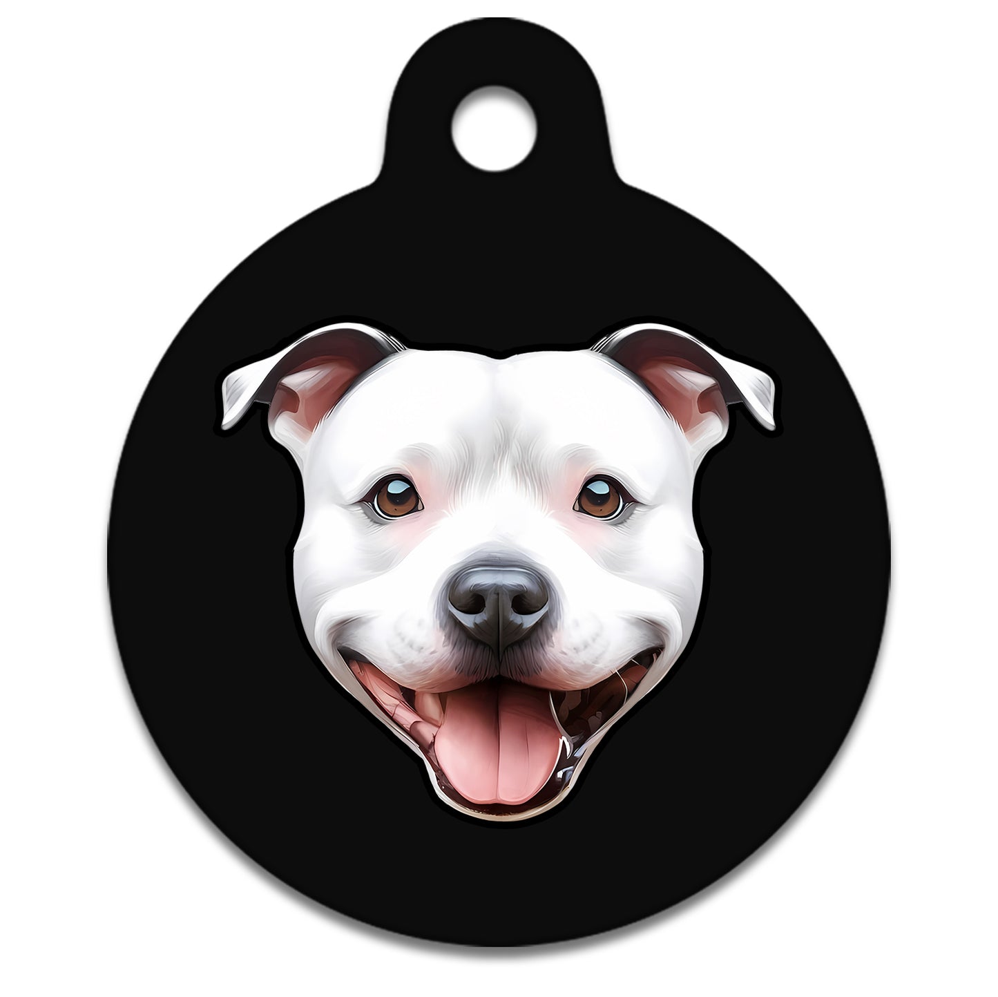 38mm Diameter Large Size - Staffie Dog