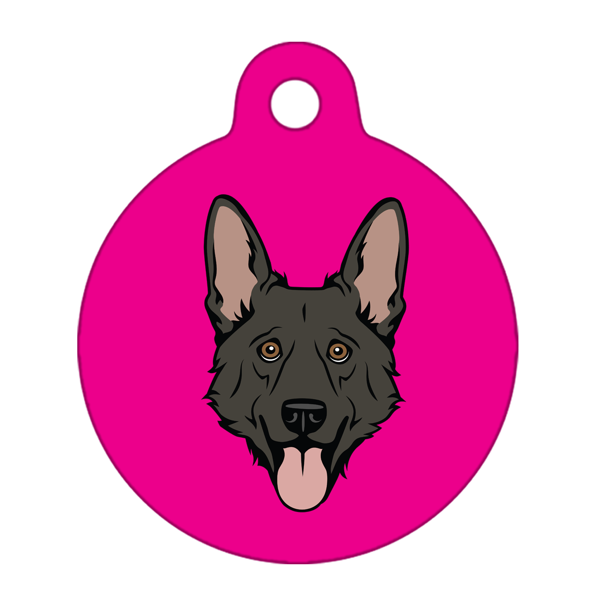 25mm Diameter Small Size - German Shepherd Dog