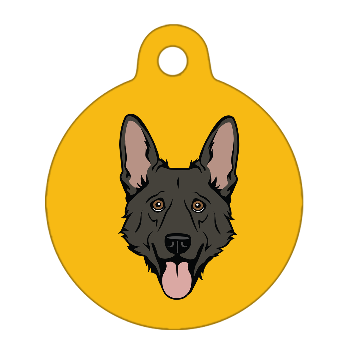 25mm Diameter Small Size - German Shepherd Dog