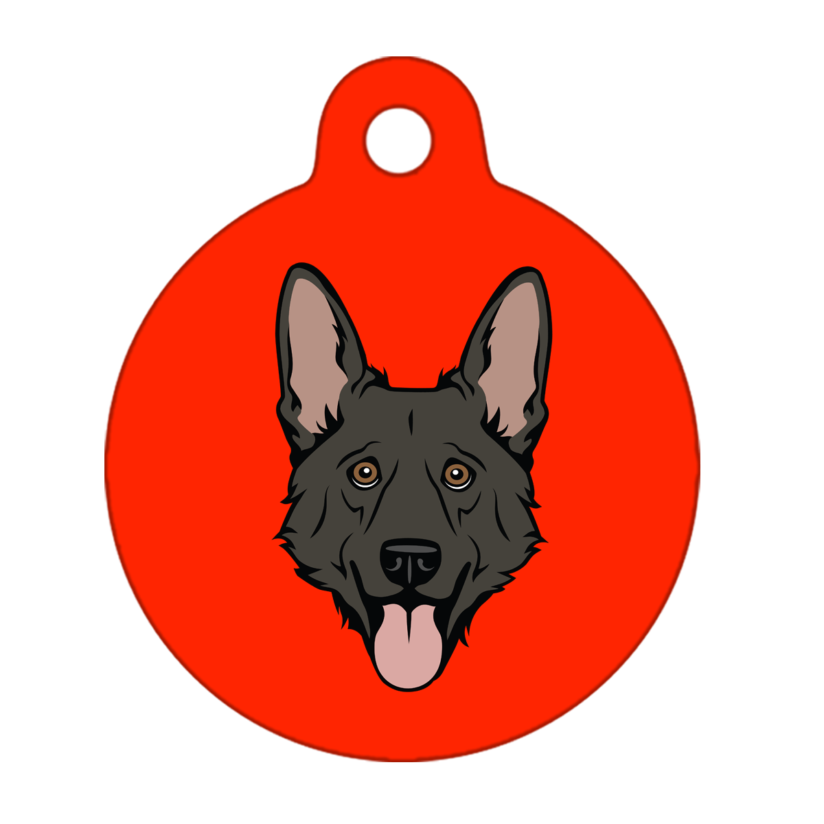 25mm Diameter Small Size - German Shepherd Dog