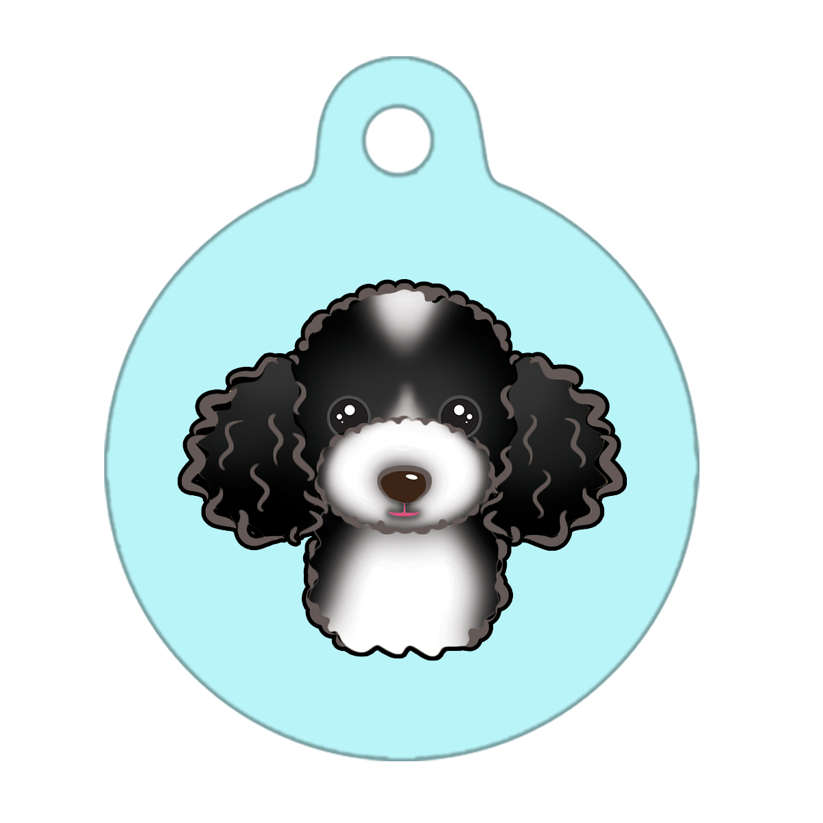 25mm Diameter Small Size - Poodle Design