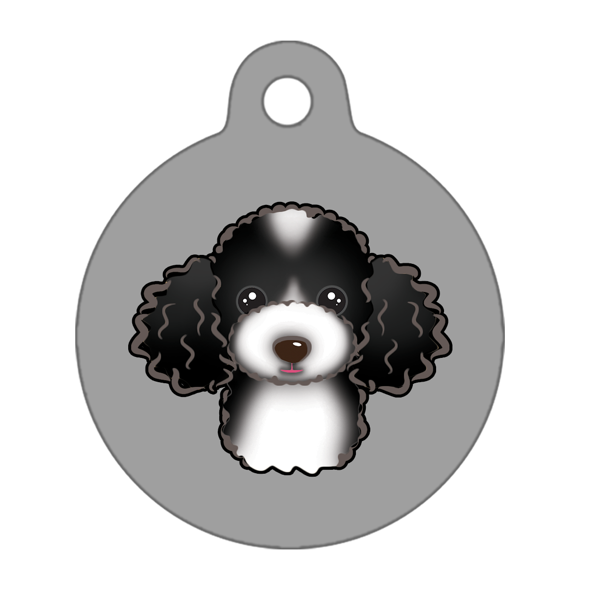 25mm Diameter Small Size - Poodle Design