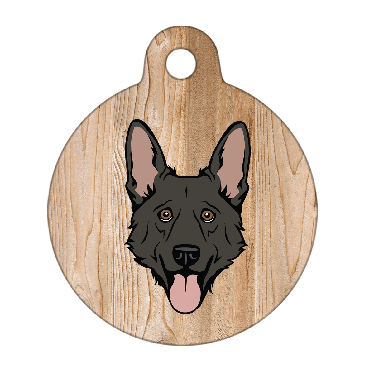 19mm Diameter Tiny Size - German Shepherd Dog