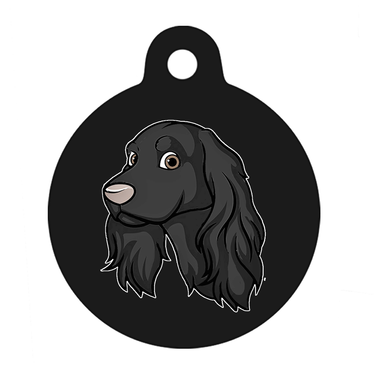 19mm Diameter Tiny Size - Cocker Spaniel Design