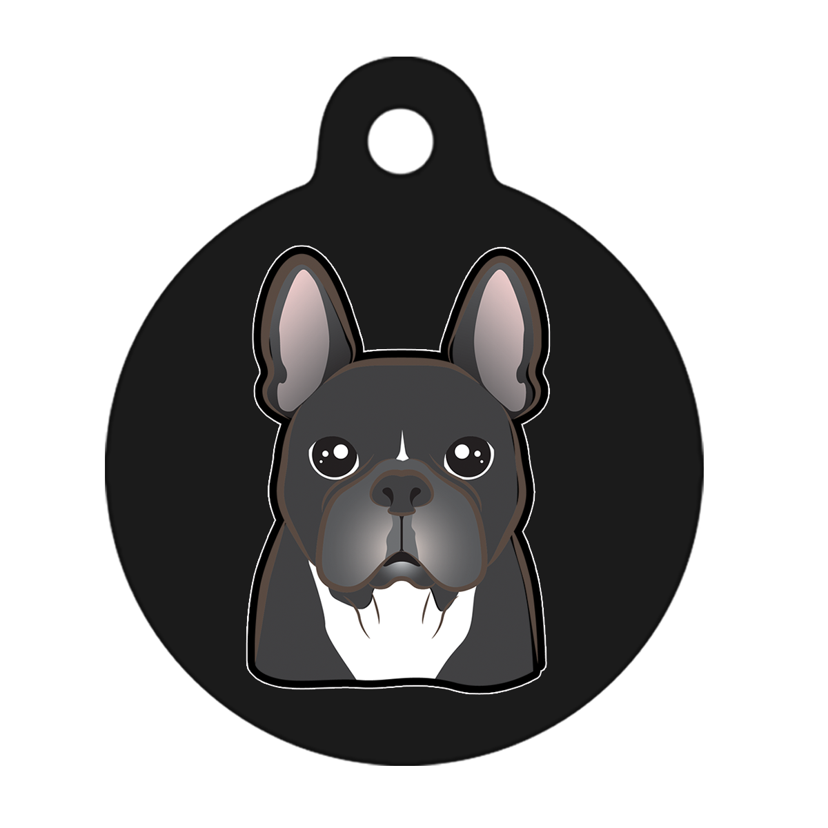 38mm Diameter Large Size - French Bulldog Design