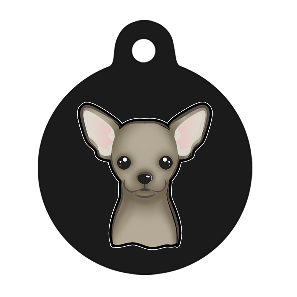 19mm Diameter Tiny Size - Chihuahua Dog