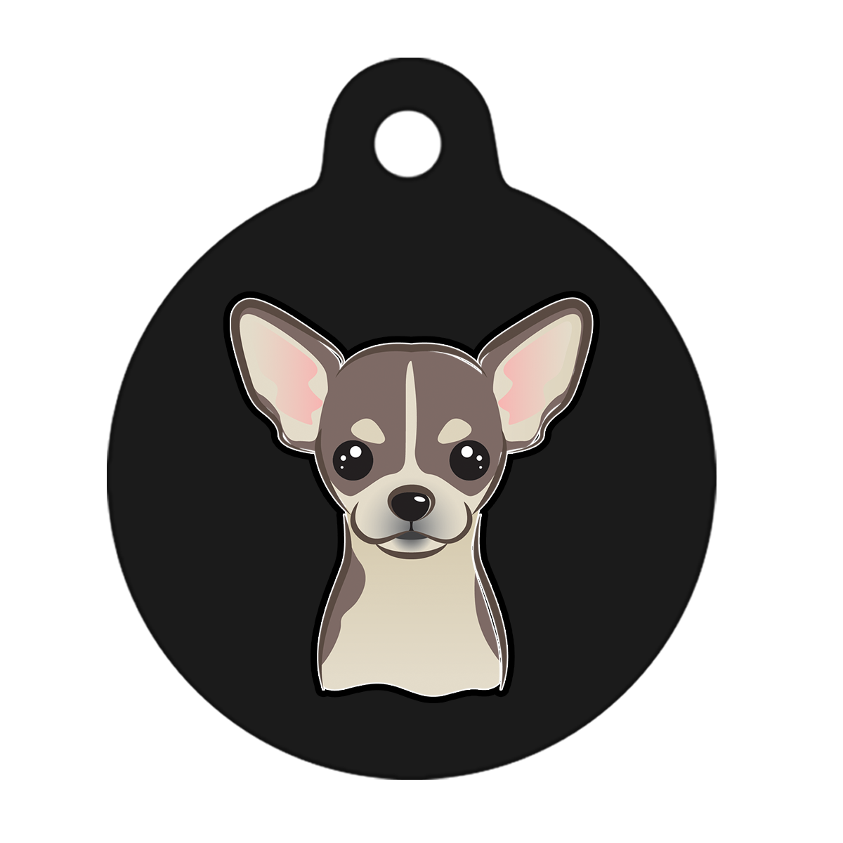 19mm Diameter Tiny Size - Chihuahua Dog