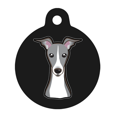 25mm Diameter Small Size - Whippet Dog