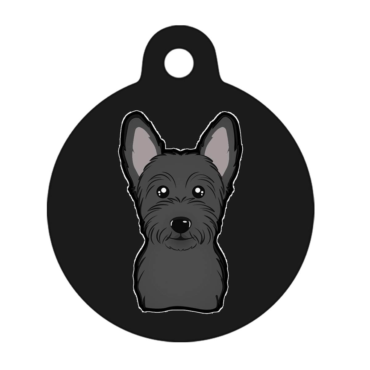 25mm Diameter Small Size - Scottish Terrier Dog