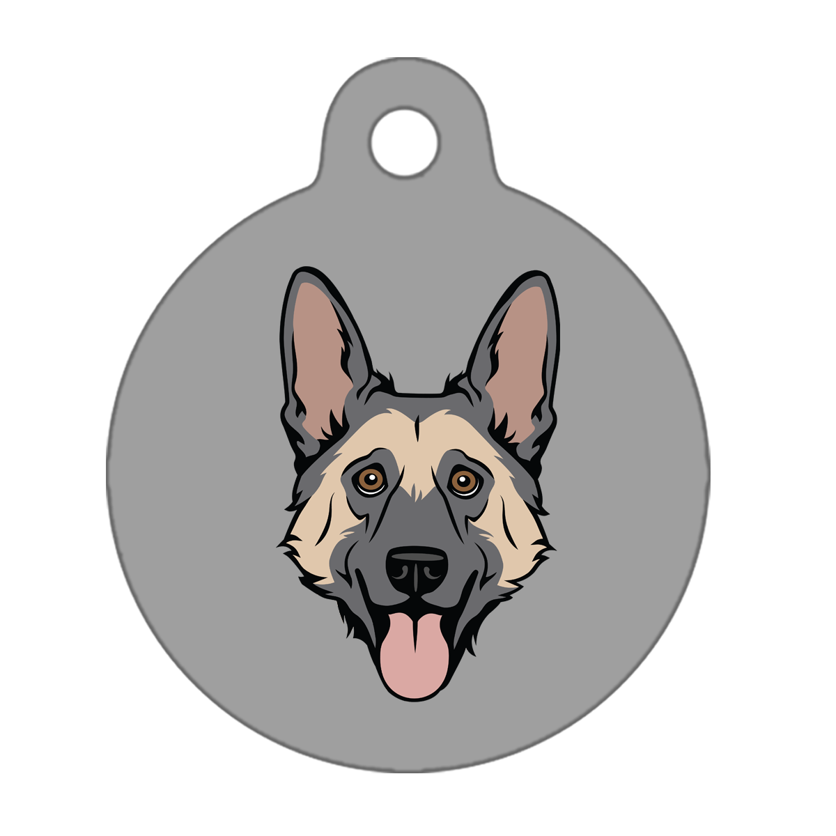 25mm Diameter Small Size - German Shepherd Dog