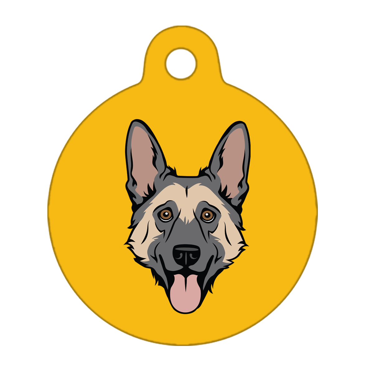 25mm Diameter Small Size - German Shepherd Dog