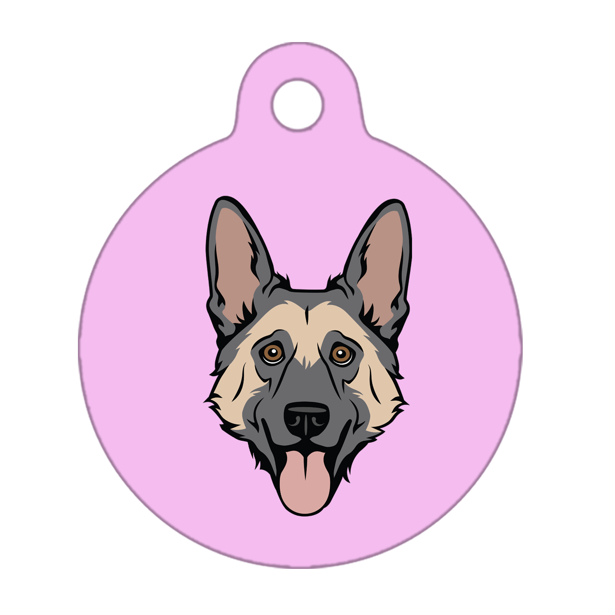 25mm Diameter Small Size - German Shepherd Dog