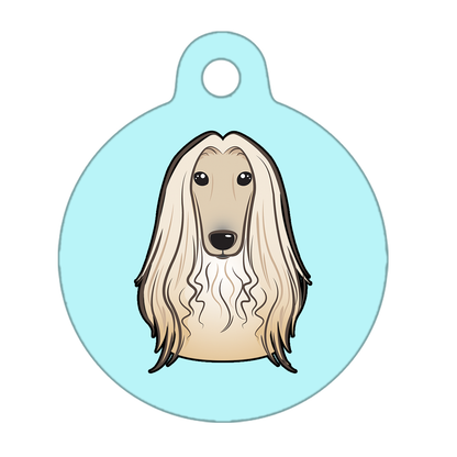 38mm Diameter Large Size - Afghan Hound Dog