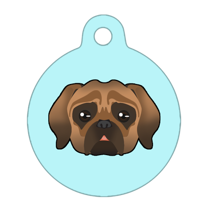 19mm Diameter Tiny Size - Puggle Dog