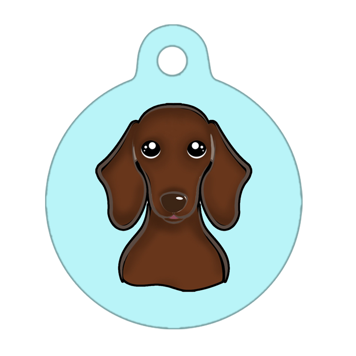 38mm Diameter Large Size - Dachshund Dog