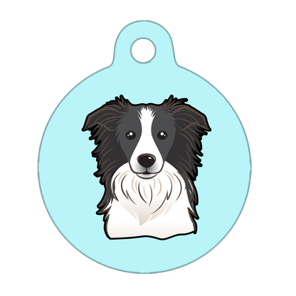 38mm Diameter Large Size - Border Collie Dog