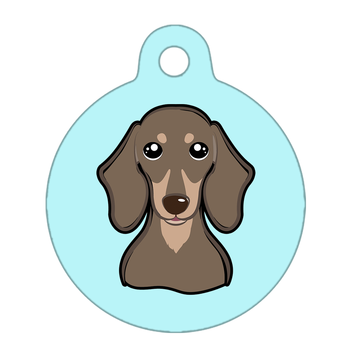 38mm Diameter Large Size - Dachshund Dog