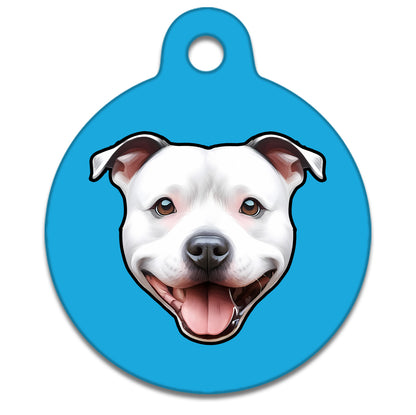 38mm Diameter Large Size - Staffie Dog