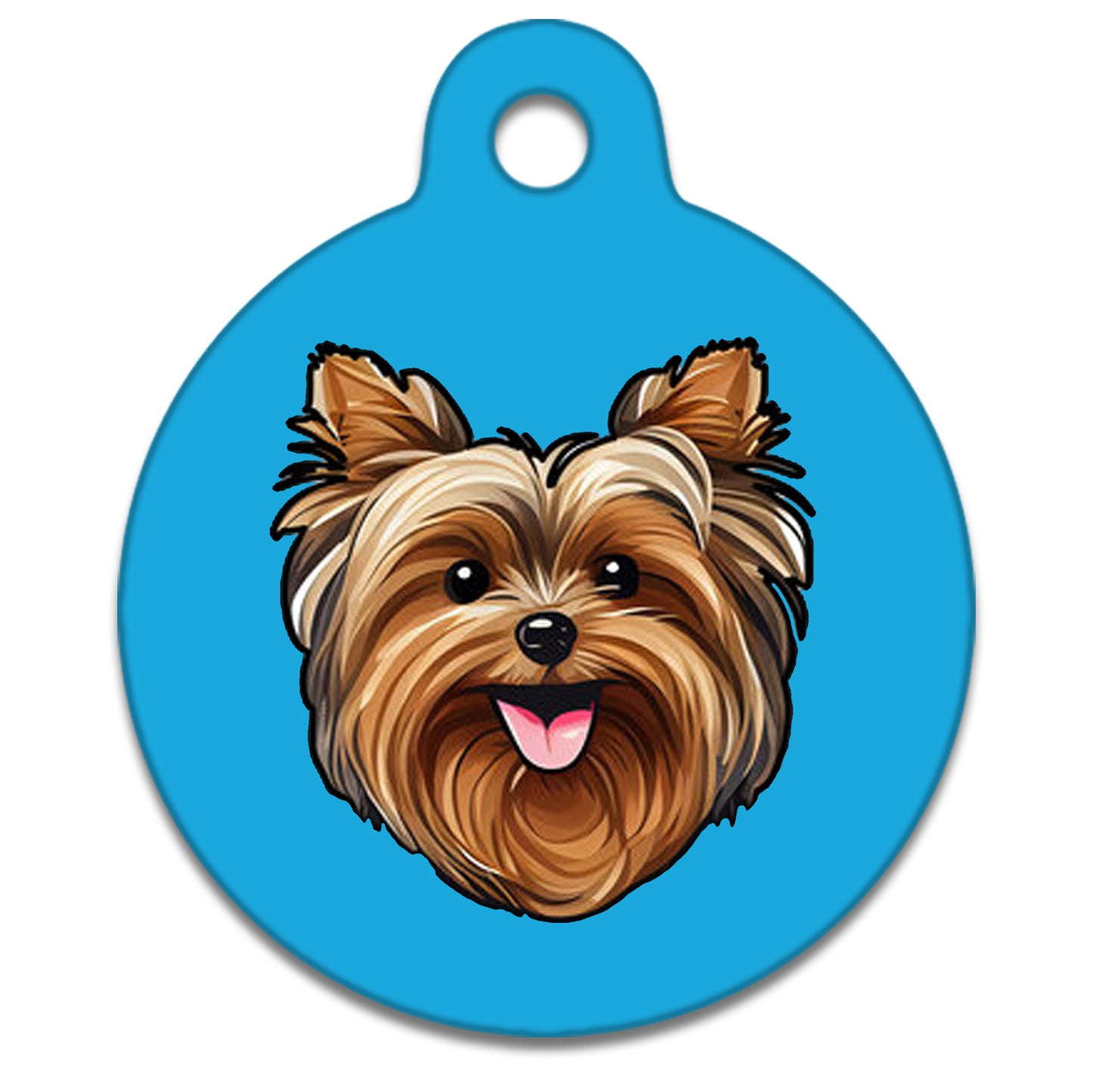 25mm Diameter Small Size - Yorkshire Terrier Dog