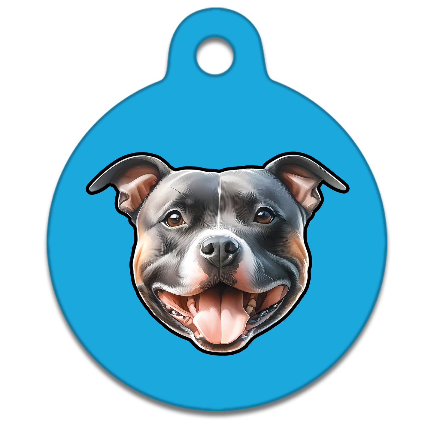 31mm Diameter Medium Size - Staffie Dog