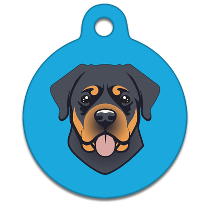 19mm Diameter Tiny Size - Rottweiler Dog