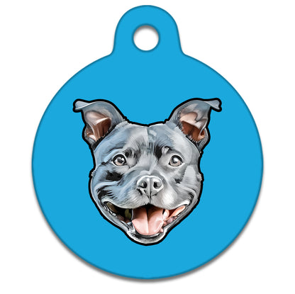 31mm Diameter Medium Size - Staffie Dog