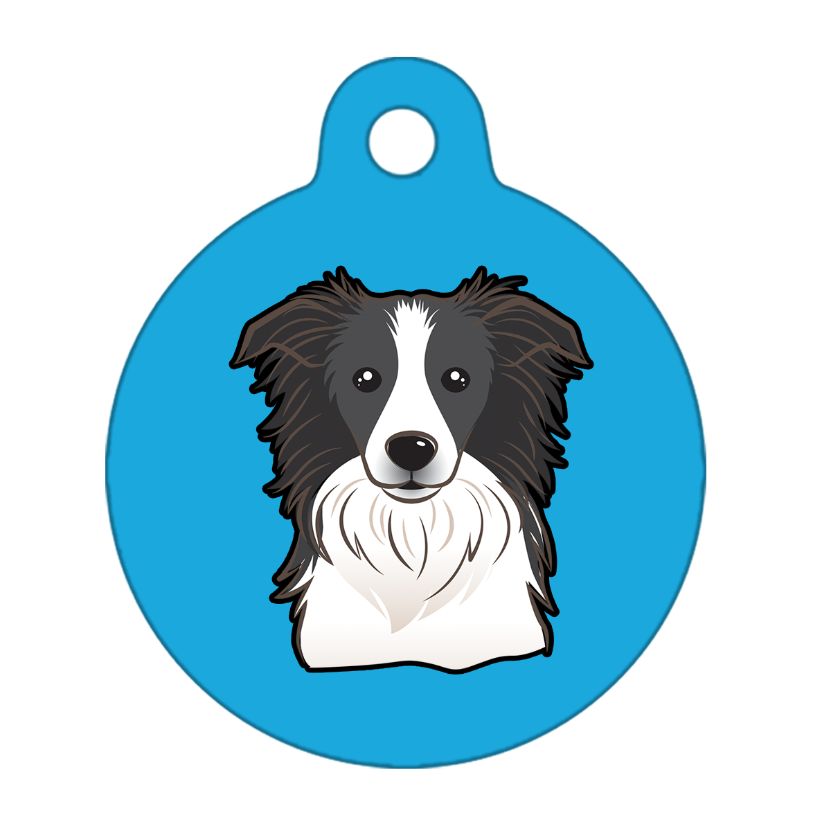 38mm Diameter Large Size - Border Collie Dog