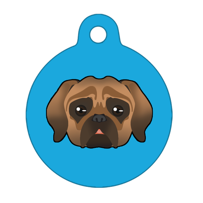 25mm Diameter Small Size - Puggle Dog