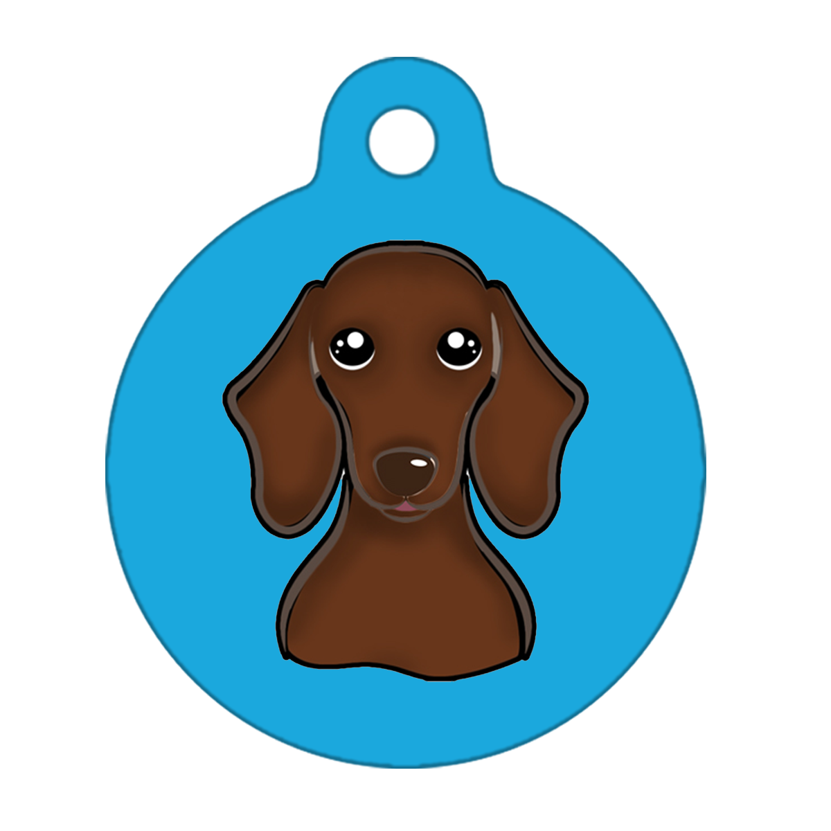 38mm Diameter Large Size - Dachshund Dog