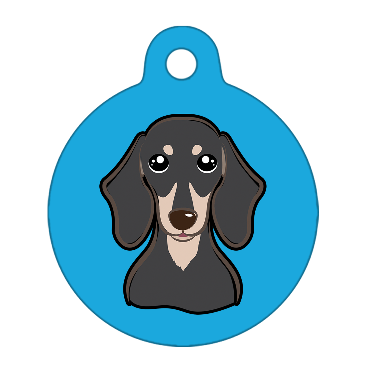 38mm Diameter Large Size - Dachshund Dog