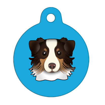 25mm Diameter Small Size - Australian Shepherd Dog