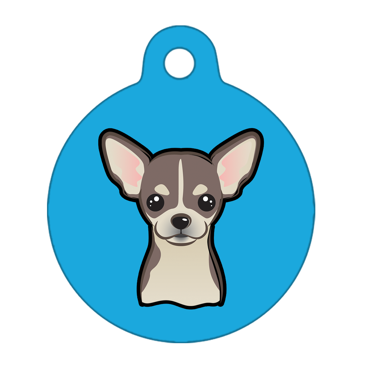 19mm Diameter Tiny Size - Chihuahua Dog