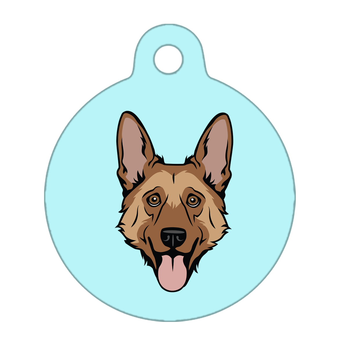 25mm Diameter Small Size - German Shepherd Dog