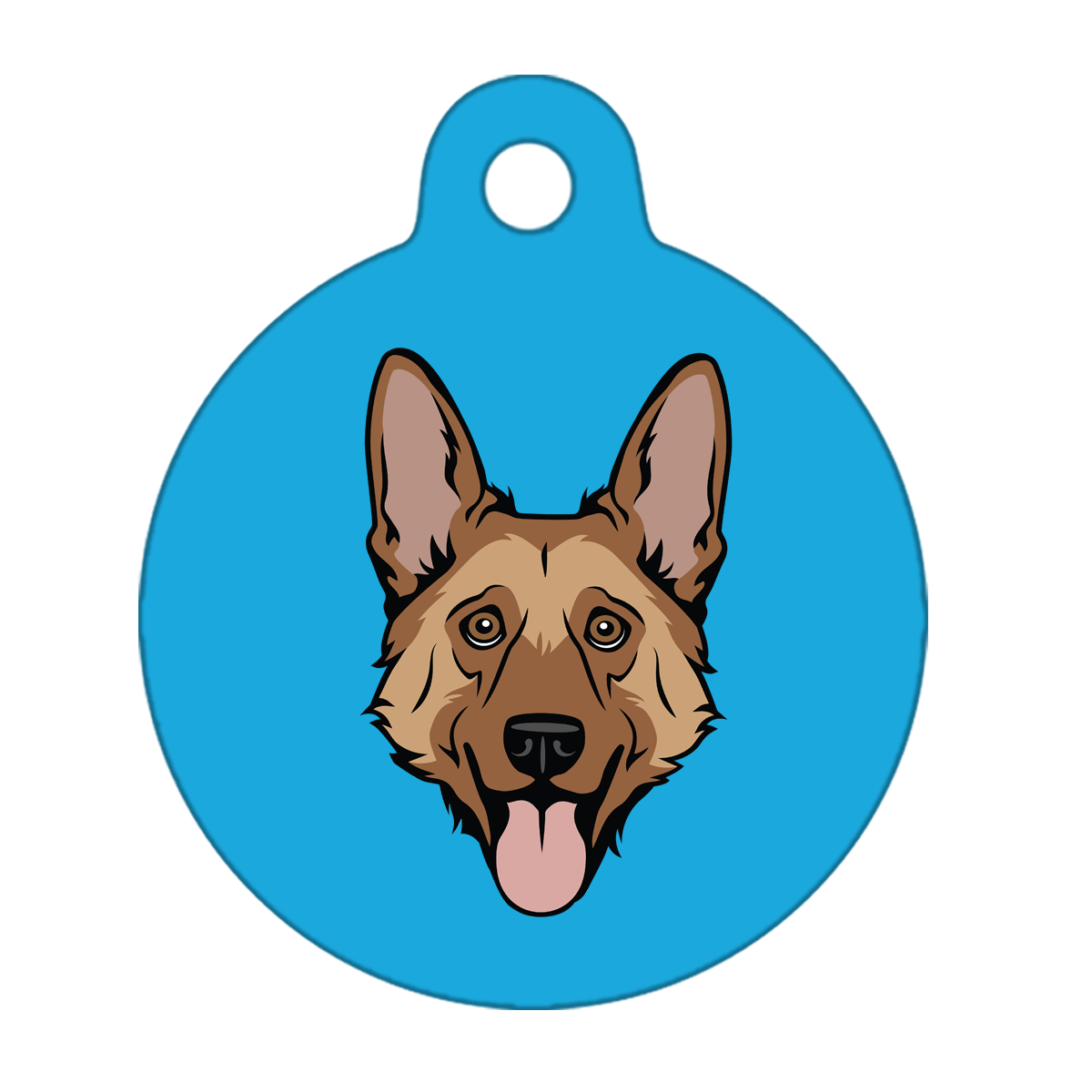 19mm Diameter Tiny Size - German Shepherd Dog