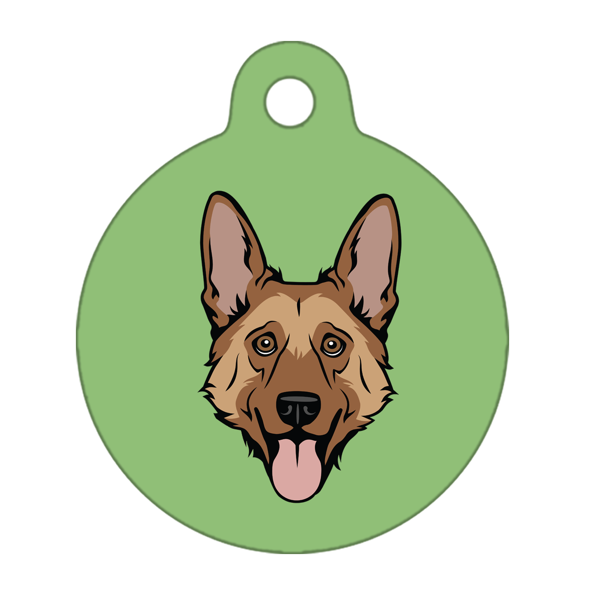 25mm Diameter Small Size - German Shepherd Dog