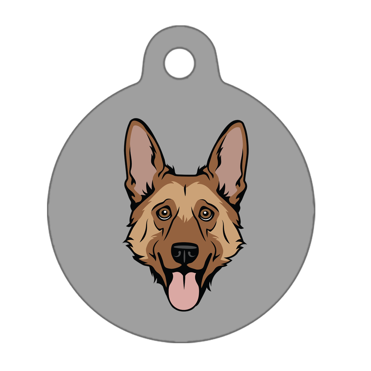 25mm Diameter Small Size - German Shepherd Dog