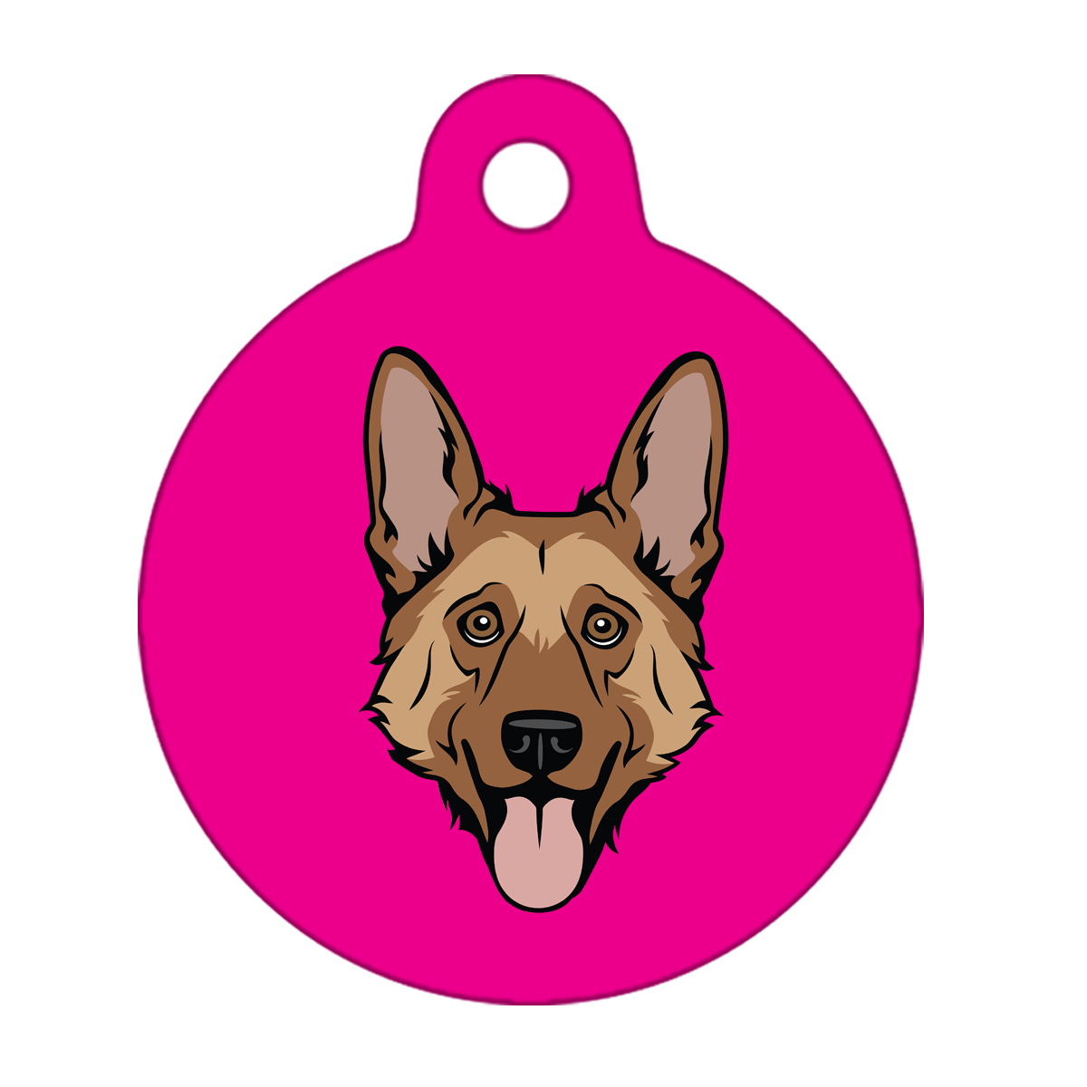 25mm Diameter Small Size - German Shepherd Dog