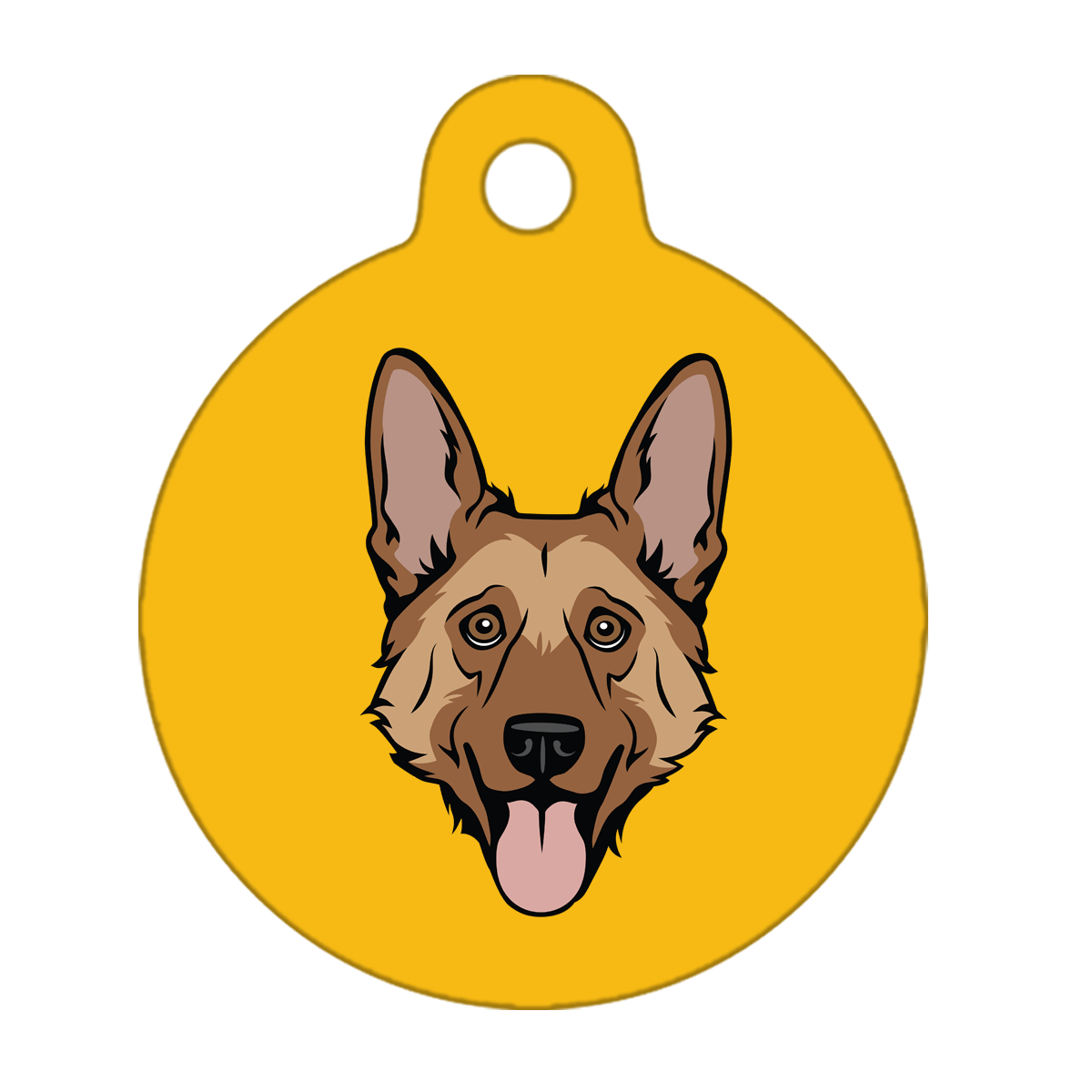 25mm Diameter Small Size - German Shepherd Dog