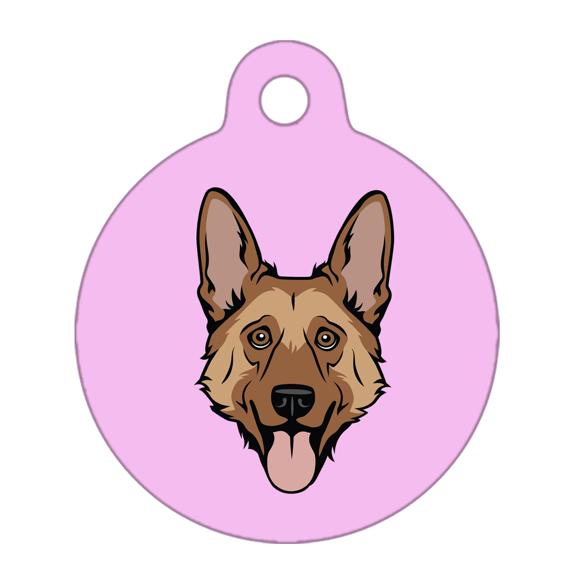 25mm Diameter Small Size - German Shepherd Dog