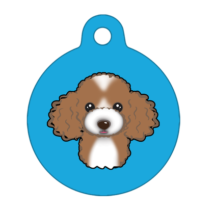 38mm Diameter Large Size - Poodle Design