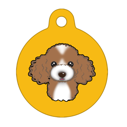 19mm Diameter Tiny Size - Poodle Design