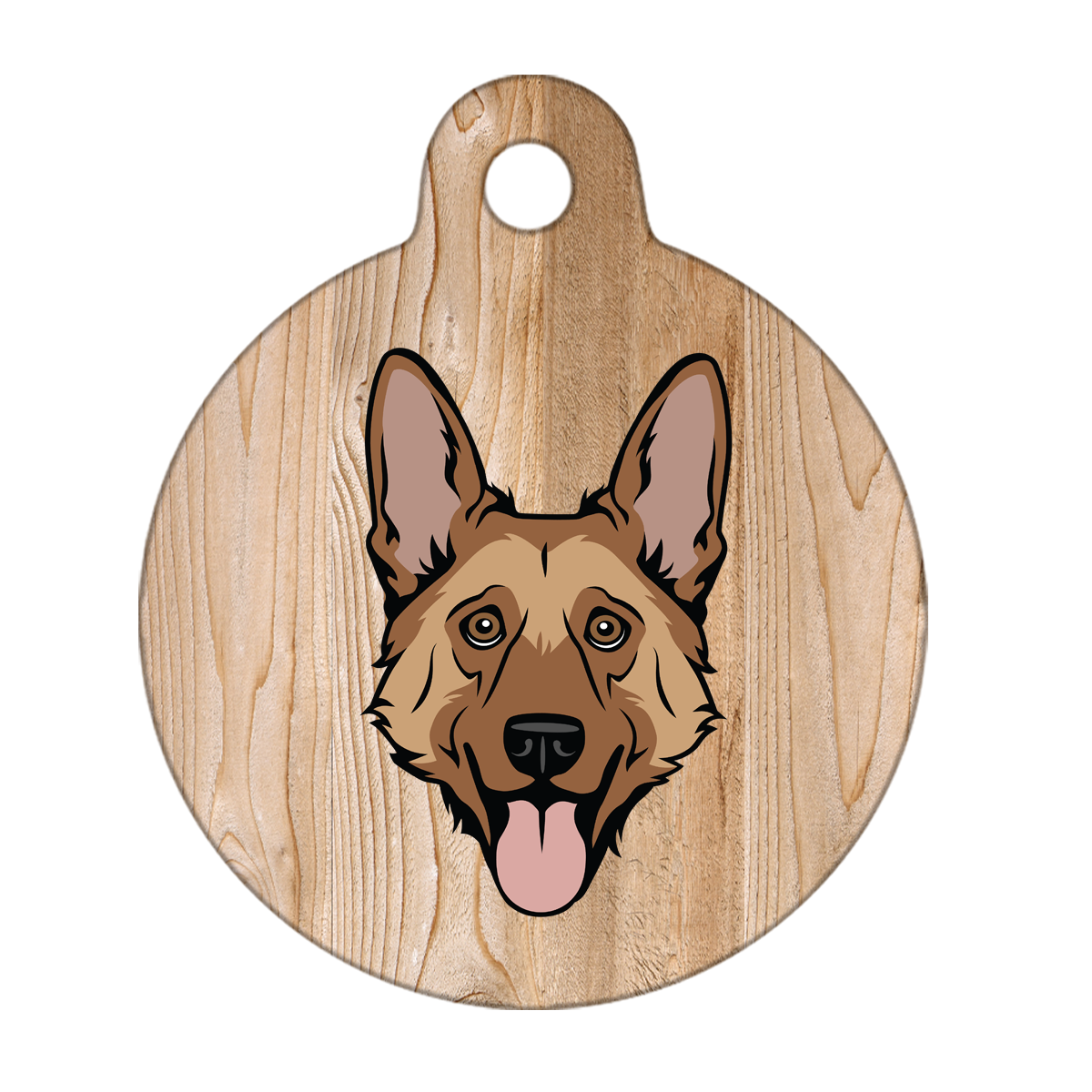 19mm Diameter Tiny Size - German Shepherd Dog