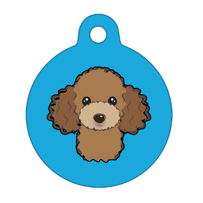 25mm Diameter Small Size - Poodle Design