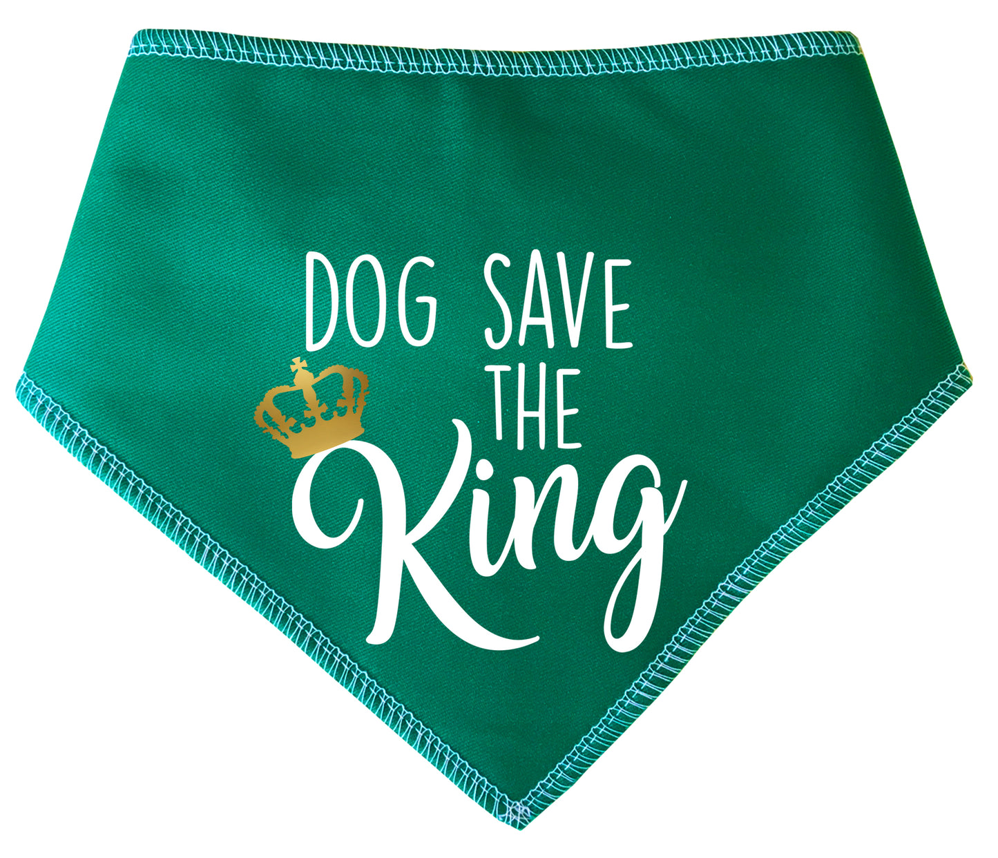 Dog Save The King Dog Bandana