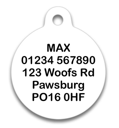 I Am Neutered & Chipped - Pet ID Tag