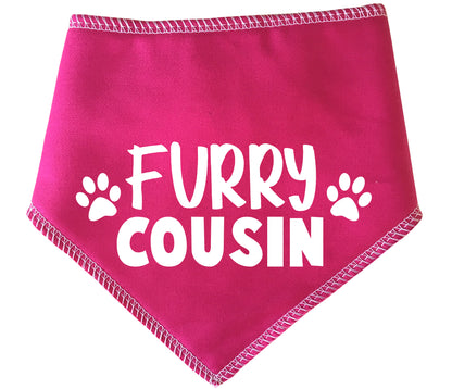 Furry Cousin Dog Bandana