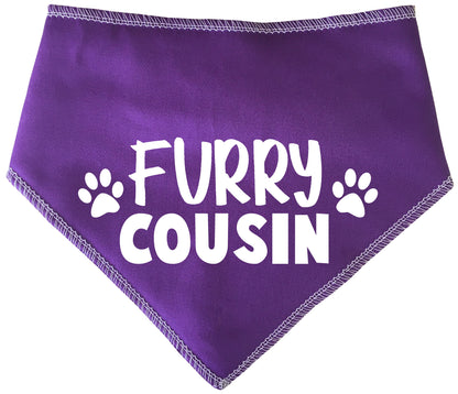 Furry Cousin Dog Bandana